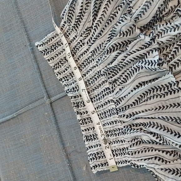 🔥🔥Muche et Muchette Anoush mini ruffle black & white skirt OS - Picture 13 of 14